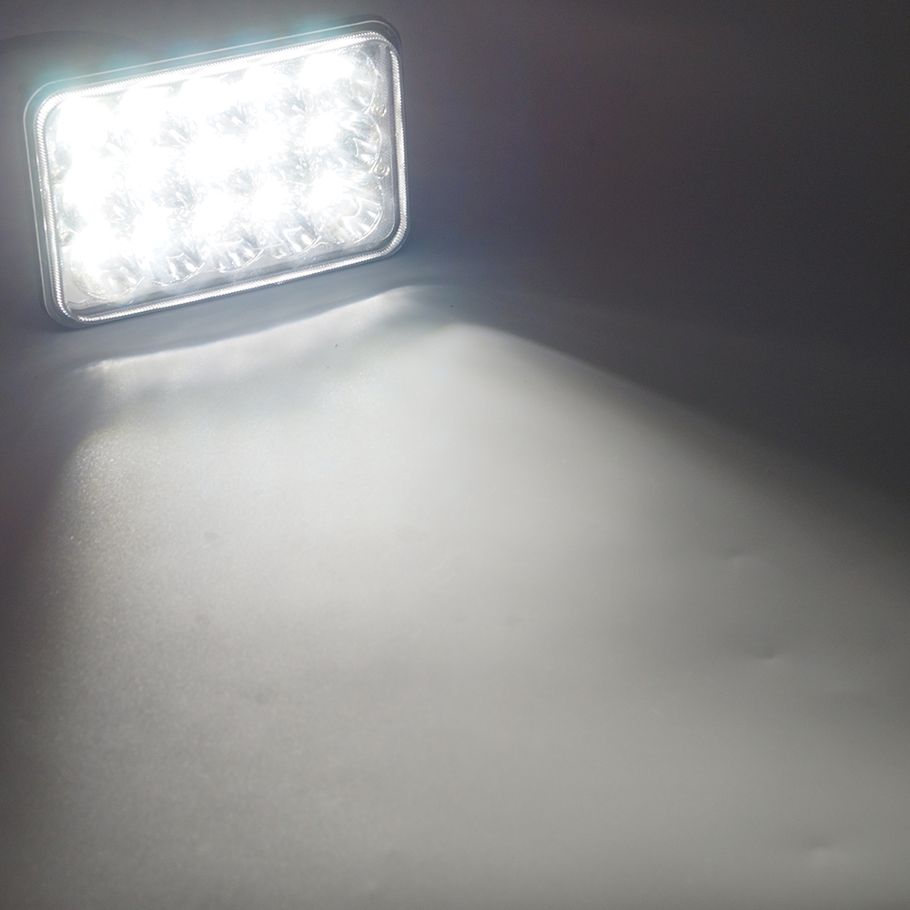 Rechteckige 4x6 -Zoll -Scheinwerfer LED -Arbeitslampwagenleuchten