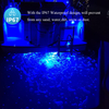 Blau wasserdichte Meeresbootlichter mit Edelstahl