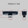 6 "White 36W LED LED -Antriebsstrafe LED