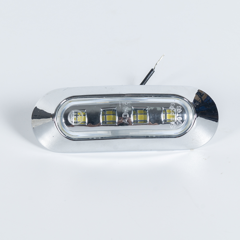 4 Zoll weißes LED -Markierungswarnlicht