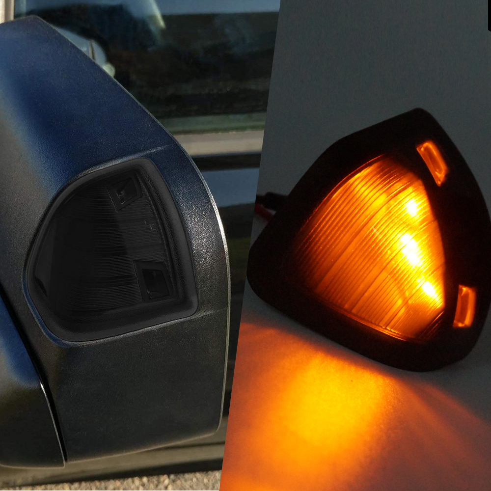 Dodge Ram geräucherte Abdeckobjektiv LED Außen Rückspiegelautautwagenlichter