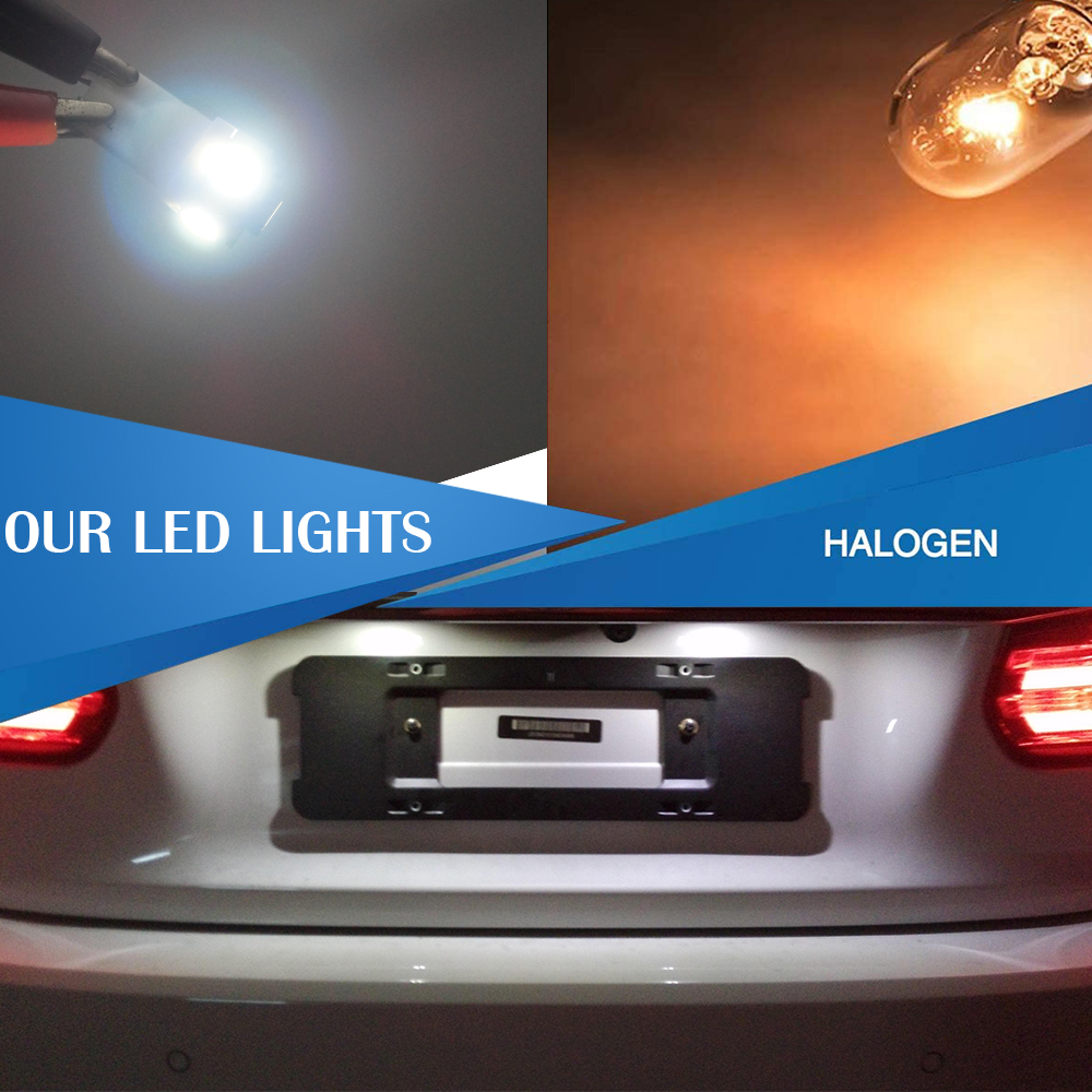 T10 DOME BLUCK NIVERSPLACK BULB LED -LED -Auto Licht