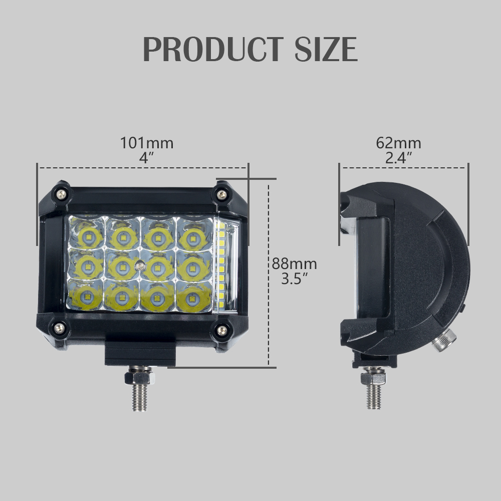 Gelb 63W Offroad LED Driving Light Bar 