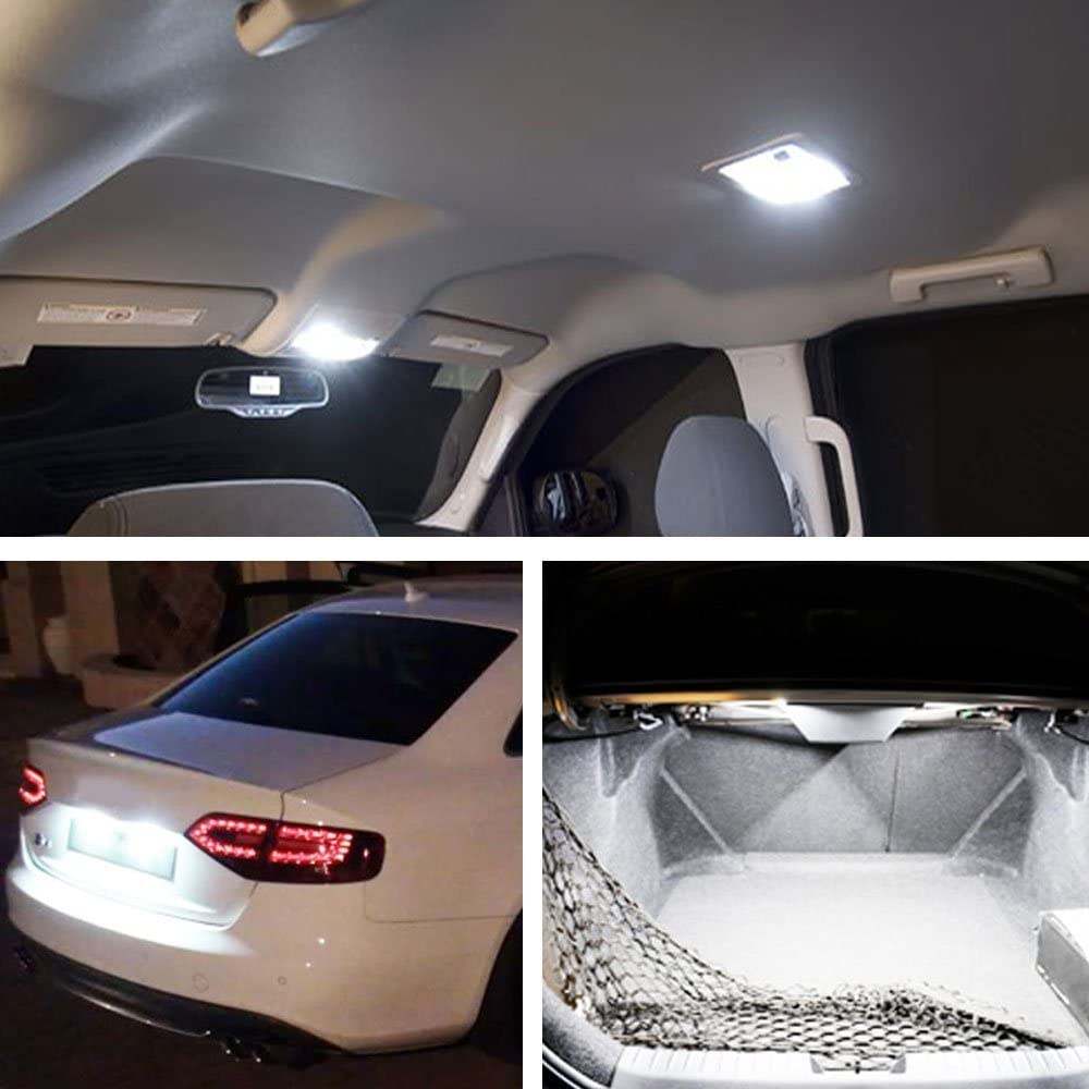 T10 Wedge LED Car Innenkuppel Dom -Zwiebel Tür mit freundlicher Genehmigung von Nummernschildlampe 