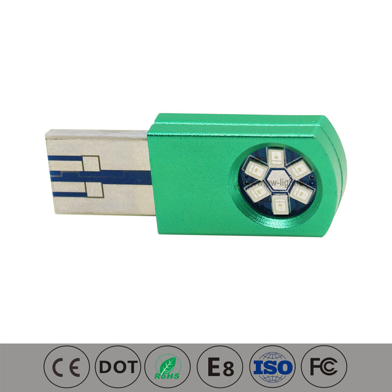 T10 Canbus LED Green Indicator -Glühbirne für Autolichter