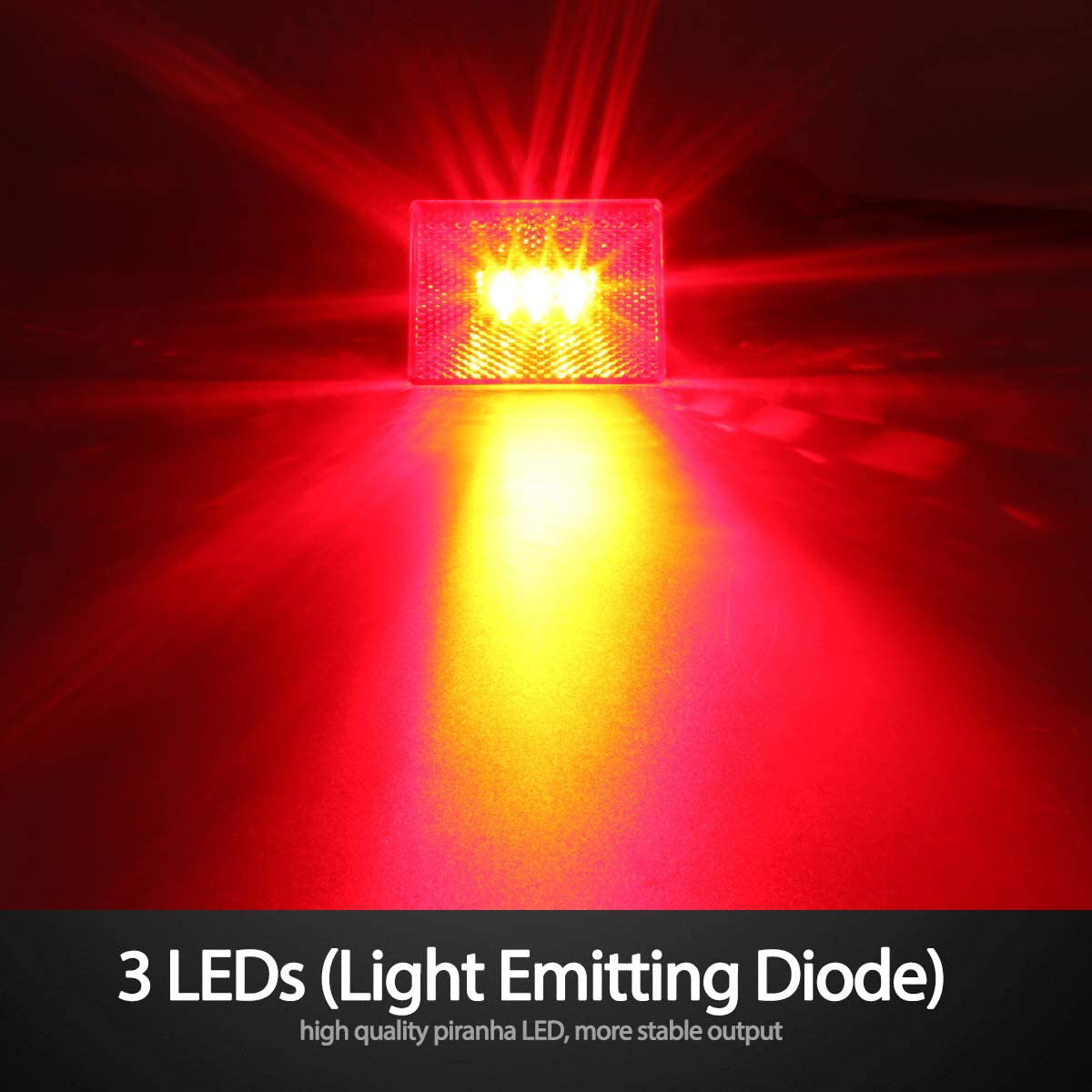 LED -Clearance Reflektor Seitenmarker Licht für Anhänger