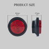 2,5 " Zoll rotes rundes LED-Heck-LKW-Licht